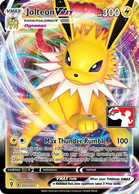 Jolteon VMAX — Play! Pokémon Prize Pack Series