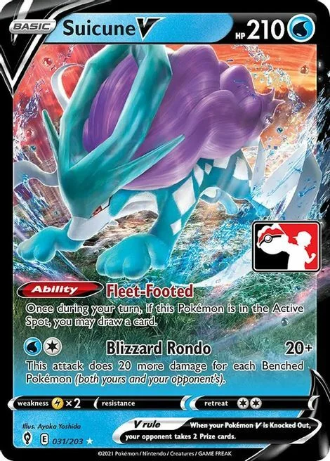 Suicune V — Play! Pokémon Prize Pack Series