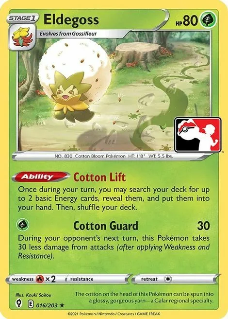 Eldegoss — Play! Pokémon Prize Pack Series