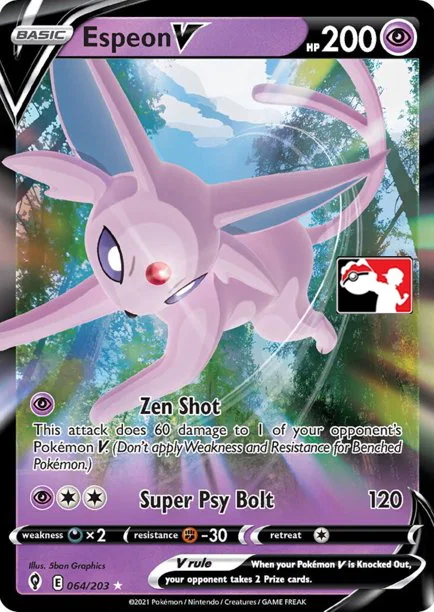 Espeon V — Play! Pokémon Prize Pack Series