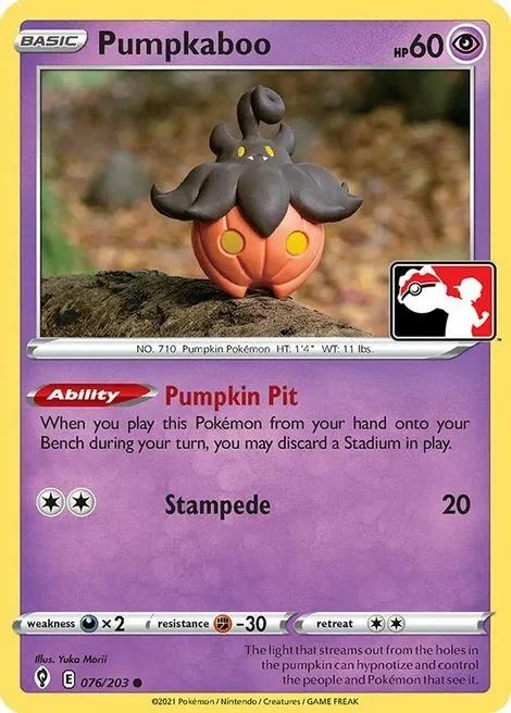 Pumpkaboo — Play! Pokémon Prize Pack Series