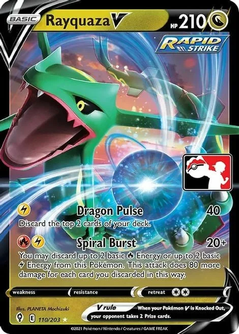 Rayquaza V — Play! Pokémon Prize Pack Series