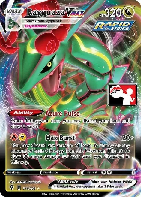 Rayquaza VMAX — Play! Pokémon Prize Pack Series