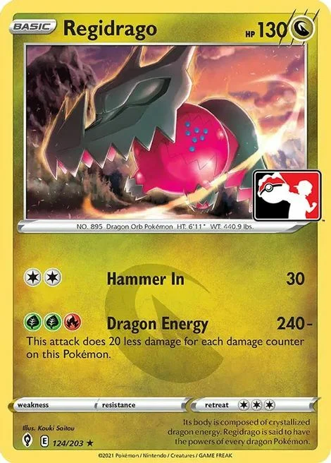 Regidrago — Play! Pokémon Prize Pack Series