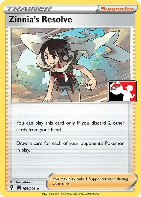 Zinnia's Resolve — Play! Pokémon Prize Pack Series