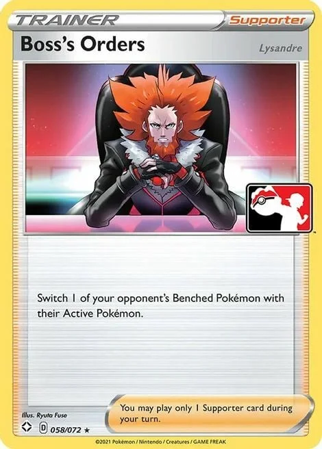 Boss's Orders - Lysandre — Play! Pokémon Prize Pack Series