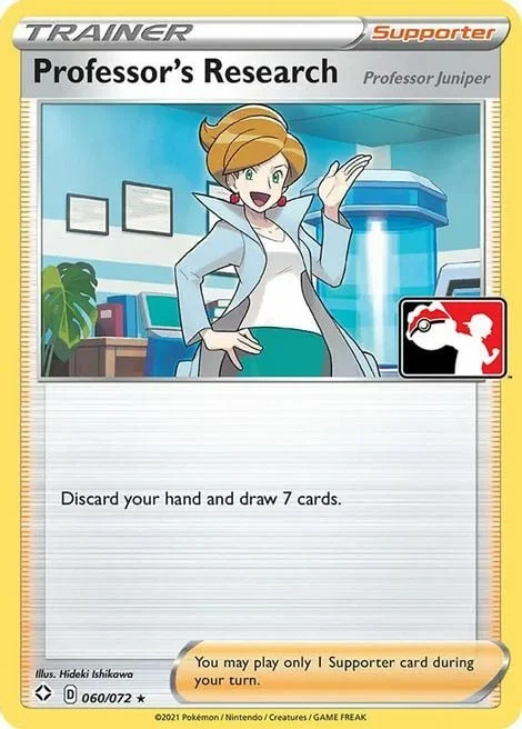 Professor's Research - Professor Juniper — Play! Pokémon Prize Pack Series