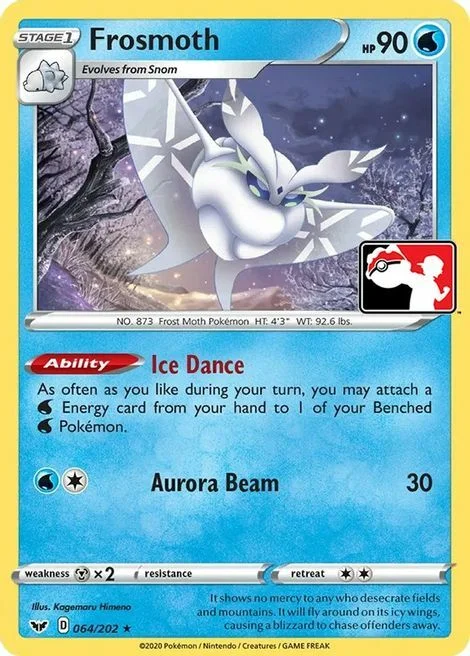 Frosmoth — Play! Pokémon Prize Pack Series