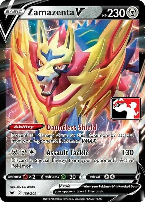 Zamazenta V — Play! Pokémon Prize Pack Series