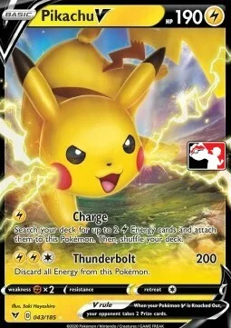 Pikachu V — Play! Pokémon Prize Pack Series