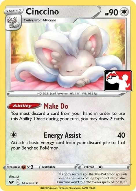 Cinccino — Play! Pokémon Prize Pack Series
