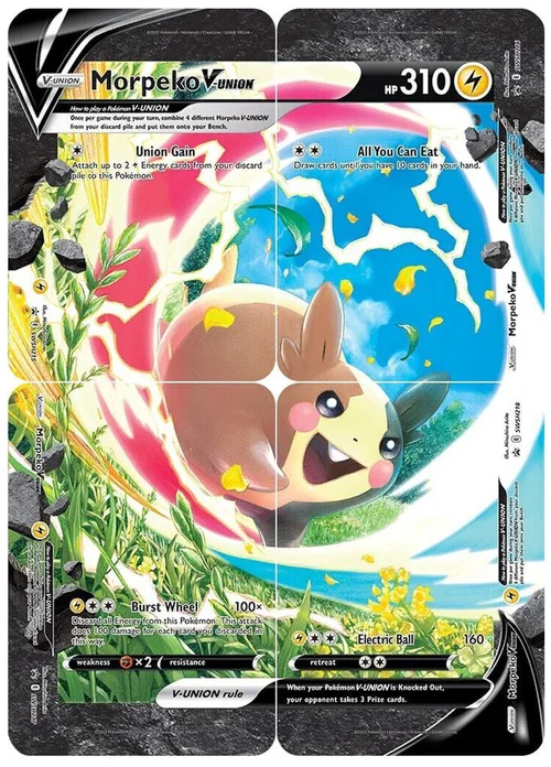 Morpeko V-UNION Set — SWSH Black Star Promos