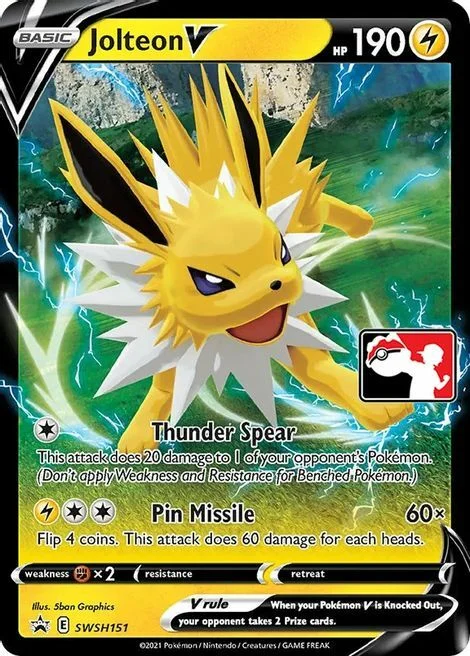 Jolteon V — Play! Pokémon Prize Pack Series