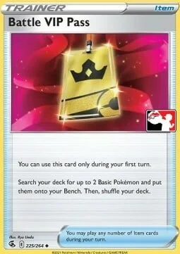 Battle VIP Pass — Play! Pokémon Prize Pack Series