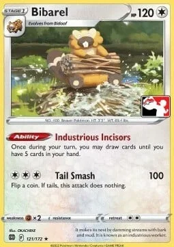 Bibarel — Play! Pokémon Prize Pack Series