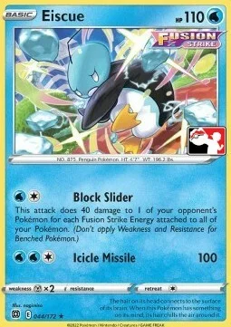 Eiscue — Play! Pokémon Prize Pack Series