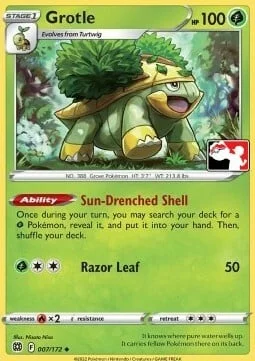 Grotle — Play! Pokémon Prize Pack Series