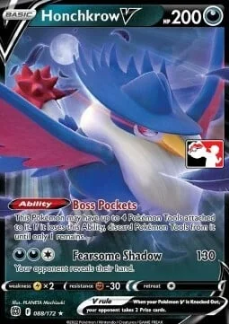 Honchkrow V — Play! Pokémon Prize Pack Series
