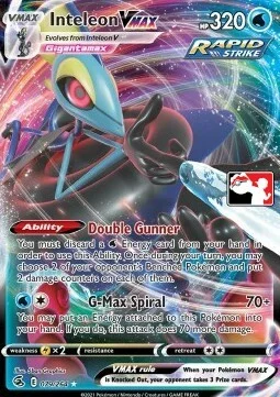 Inteleon VMAX — Play! Pokémon Prize Pack Series