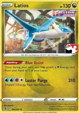 Latios — Play! Pokémon Prize Pack Series