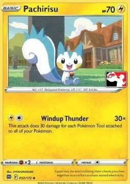 Pachirisu — Play! Pokémon Prize Pack Series