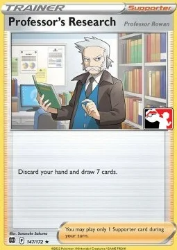 Professor's Research - Professor Rowan — Play! Pokémon Prize Pack Series