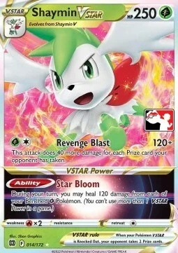 Shaymin VSTAR — Play! Pokémon Prize Pack Series