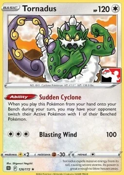 Tornadus — Play! Pokémon Prize Pack Series
