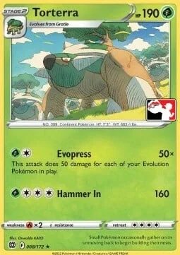 Torterra — Play! Pokémon Prize Pack Series