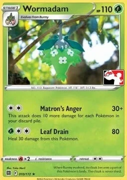Wormadam — Play! Pokémon Prize Pack Series