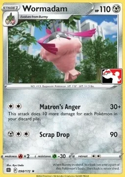 Wormadam — Play! Pokémon Prize Pack Series
