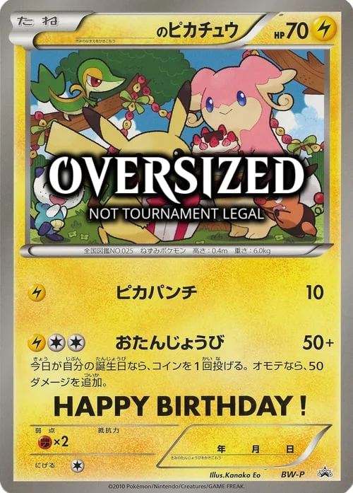 _____'s Pikachu — BW Promos