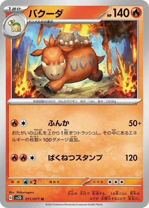Camerupt — Clay Burst
