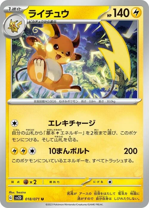 Raichu — Clay Burst
