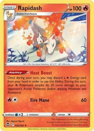 Rapidash — Theme Deck & Blisters Exclusives