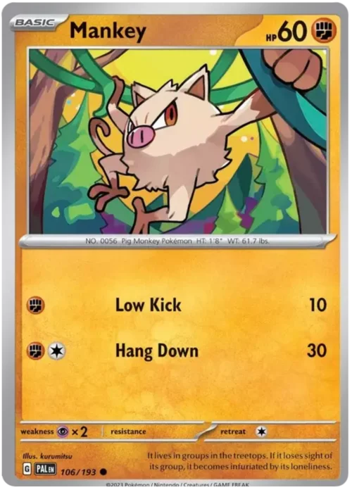 Mankey — Paldea Evolved