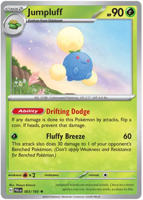Jumpluff — Paldea Evolved