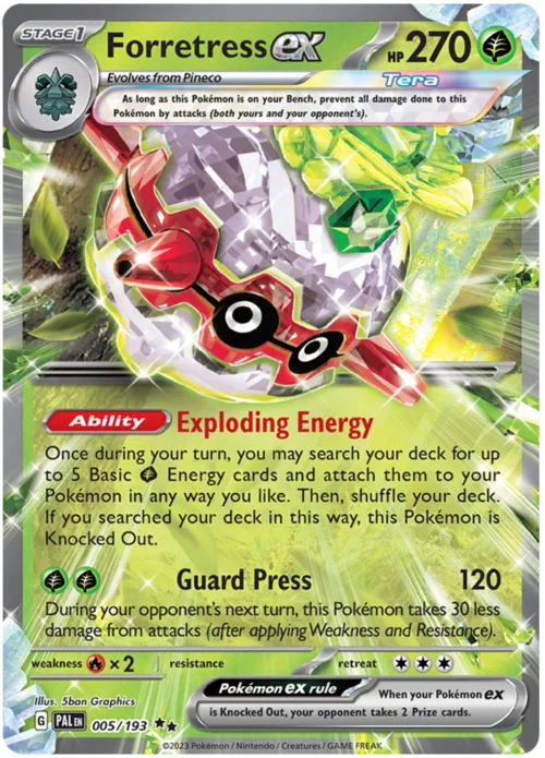 Forretress ex — Paldea Evolved
