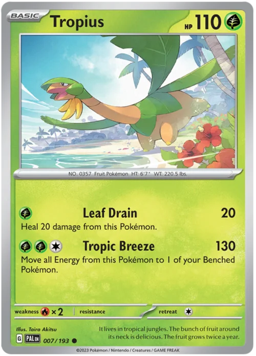 Tropius — Paldea Evolved