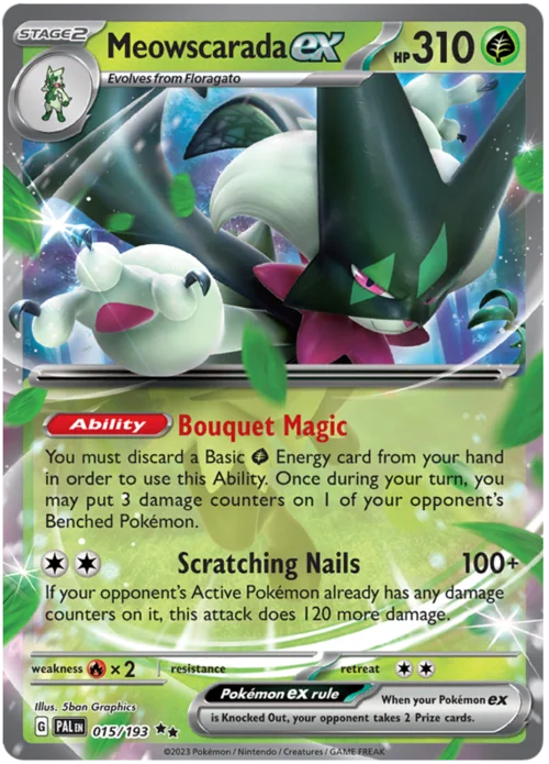 Meowscarada ex — Paldea Evolved