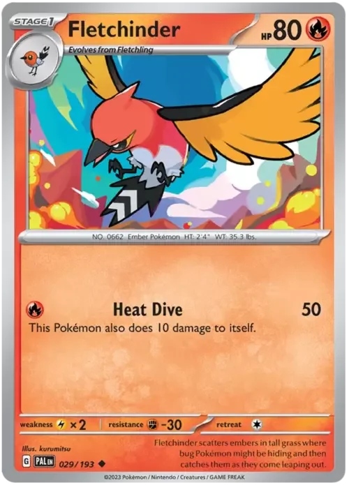 Fletchinder — Paldea Evolved