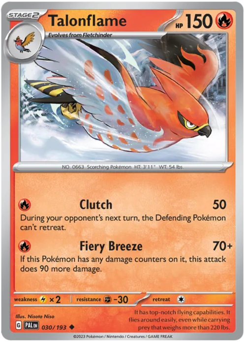 Talonflame — Paldea Evolved