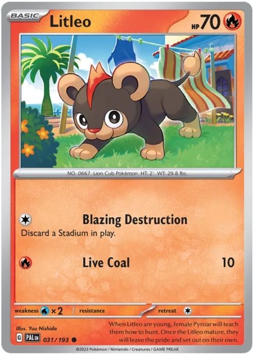 Litleo — Paldea Evolved