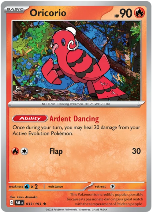Oricorio — Paldea Evolved