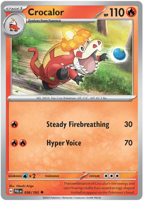 Crocalor — Paldea Evolved