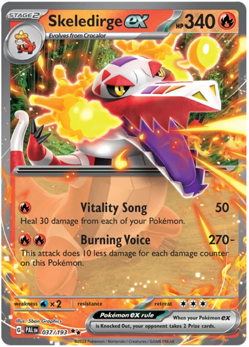 Skeledirge ex — Paldea Evolved