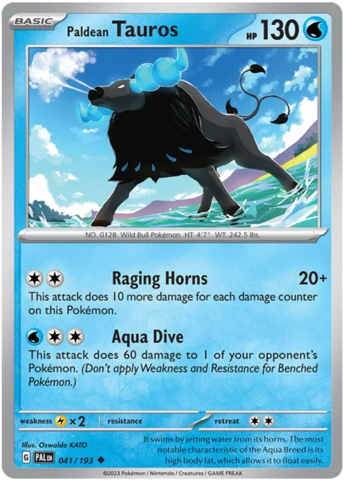 Paldean Tauros — Paldea Evolved