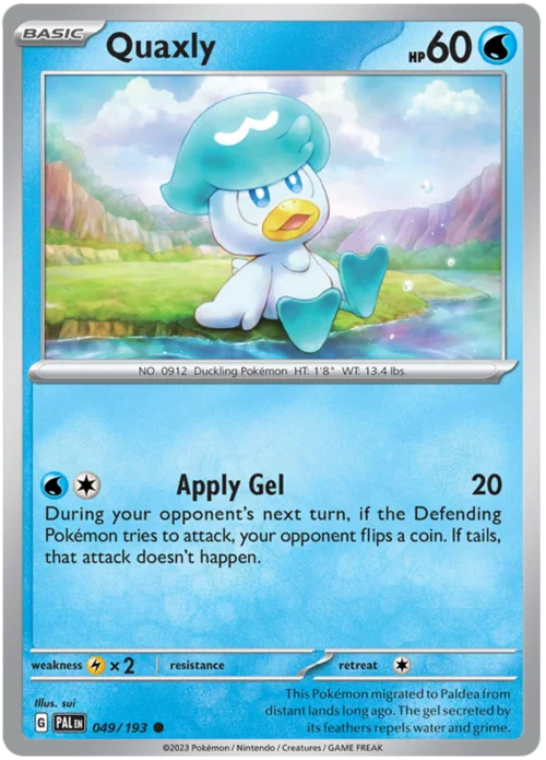 Quaxly — Paldea Evolved