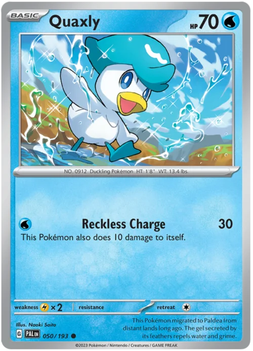 Quaxly — Paldea Evolved