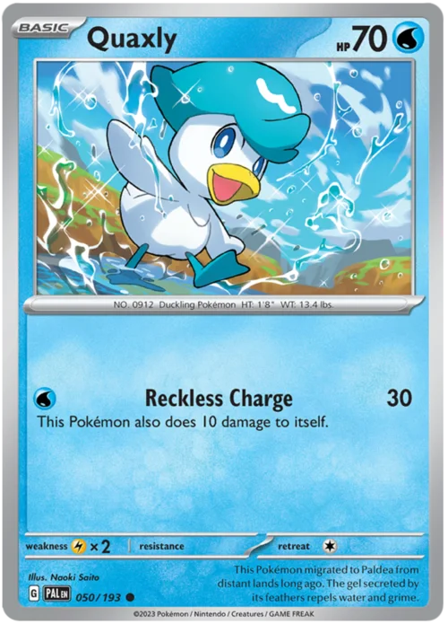 Quaxly — Paldea Evolved